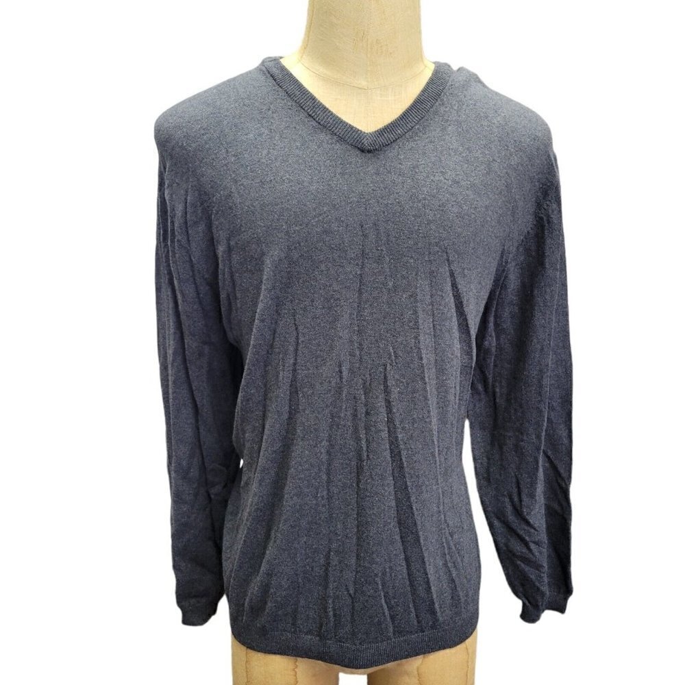 WEATHERPROOF Cotton Cashmere V-neck Sweater Men's. Size XXL. New With Tags $80